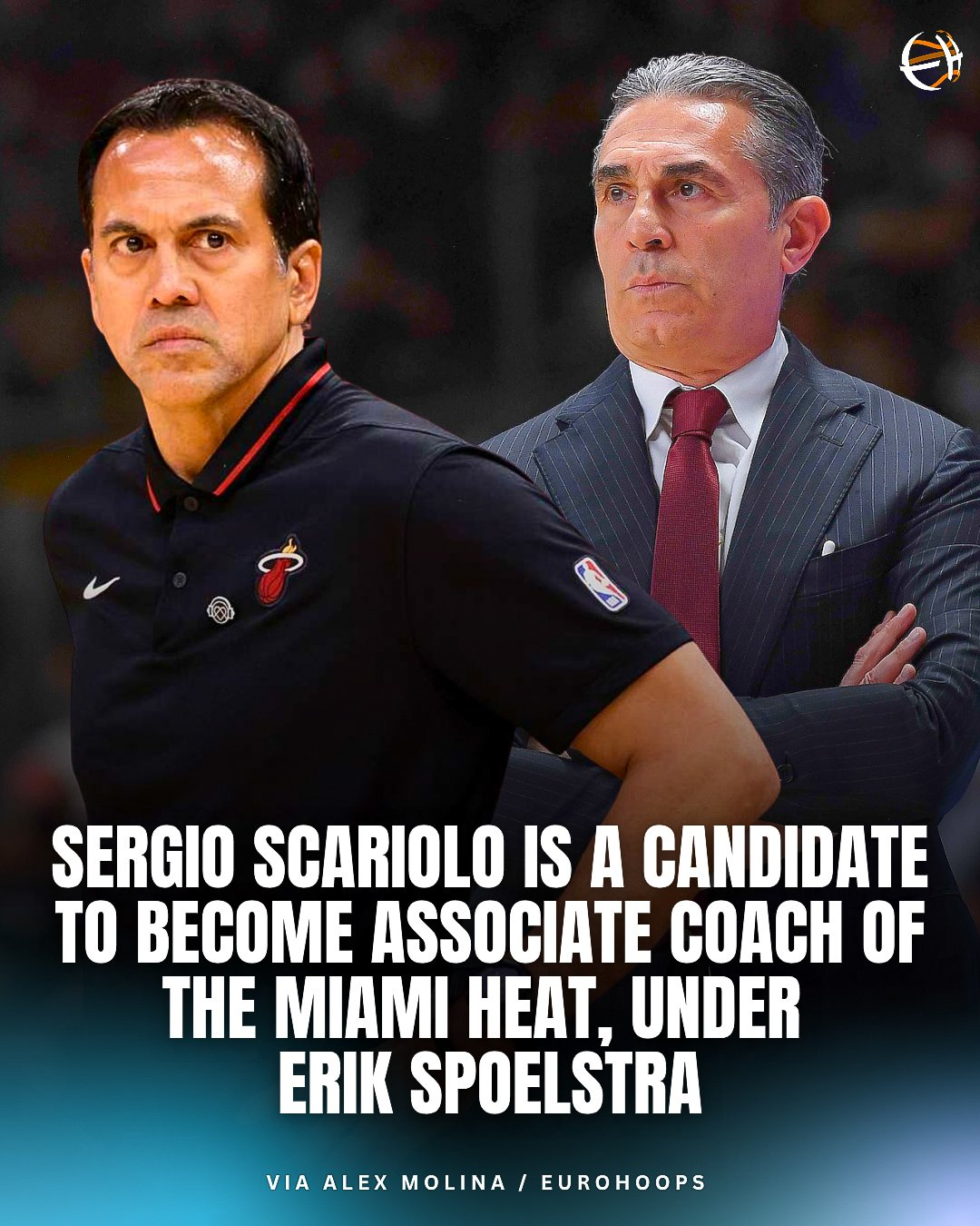 必赢官网-💥欧媒：热火有意聘请西班牙男篮主帅斯卡里奥洛担任球队助理教练
