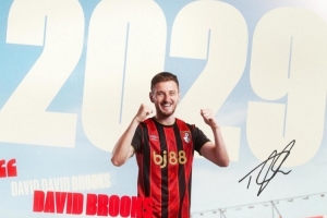 bwin必赢-官方：伯恩茅斯与28岁边锋大卫-布鲁克斯续约到2029年